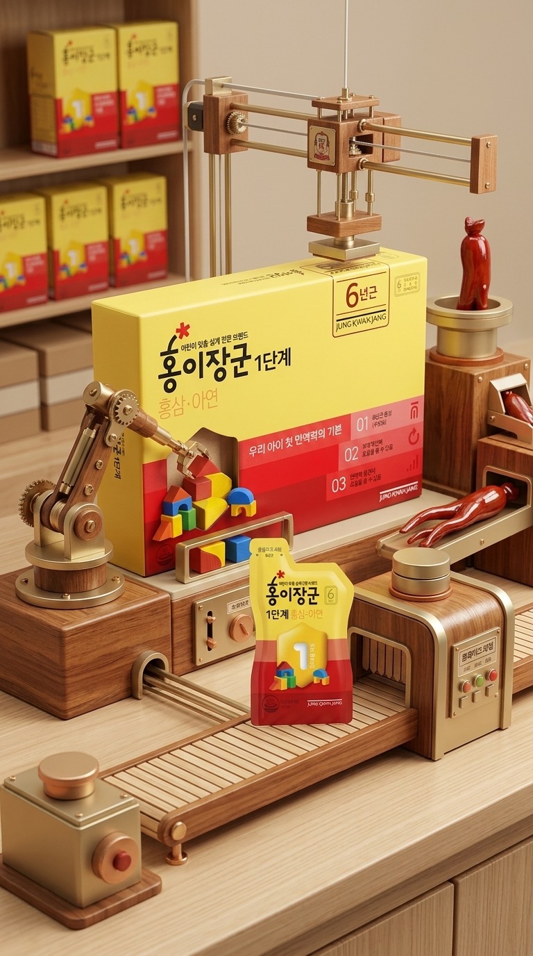 Hồng sâm trẻ em KGC step 1