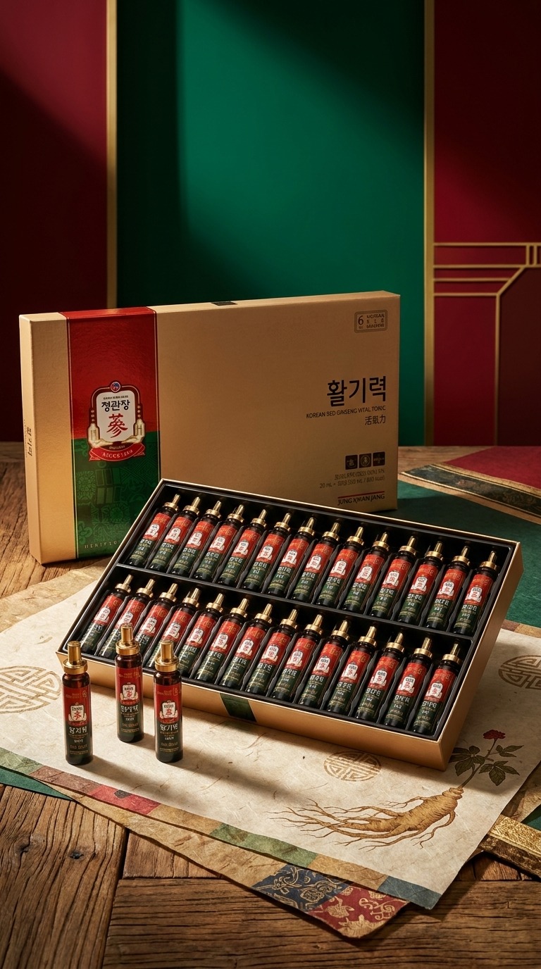 Nước hồng sâm Vital Tonic hộp 30 chai