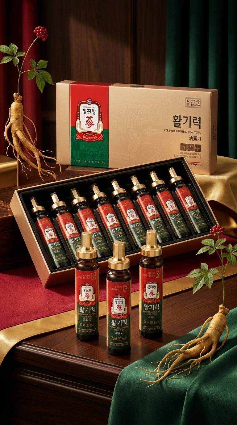Nước hồng sâm Vital Tonic Hộp 10 chai